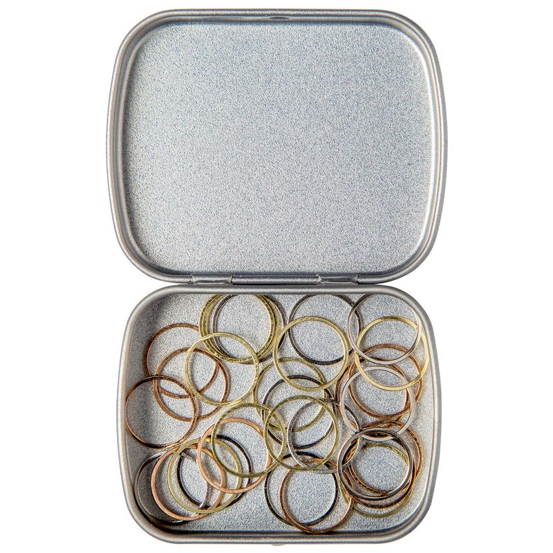 KnitPicks Knit Picks Metallic Stitch Marker Set - Large 30 Pack - Image 2